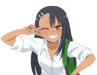 ✌ emoji Ijiranaide, Nagatoro-san 1 & 2 @Y2LAB Telegram sticker 20 of 67