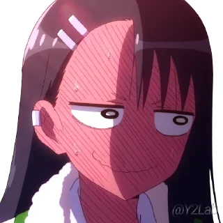 😳 emoji Ijiranaide, Nagatoro-san 1 & 2 @Y2LAB Telegram sticker 18 of 67