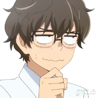🤔 emoji Ijiranaide, Nagatoro-san 1 & 2 @Y2LAB Telegram sticker 6 of 67