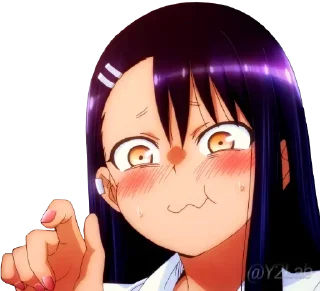 😂 emoji Ijiranaide, Nagatoro-san 1 & 2 @Y2LAB Telegram sticker 16 of 67