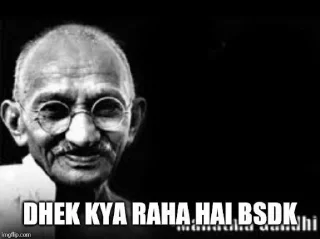 😎 emoji Gandhi memes 💖🌟  @stickersbag Telegram sticker 9 of 56