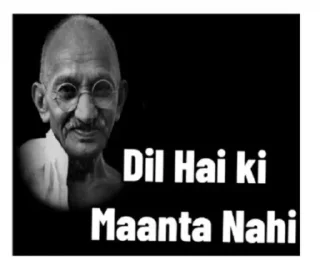 😎 emoji Gandhi memes 💖🌟  @stickersbag Telegram sticker 24 of 56