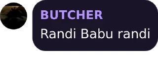 🤔 emoji Butcher(anurag) Telegram sticker 2 of 120