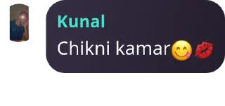 😋 emoji Kunal 💫 Telegram sticker 2 of 85