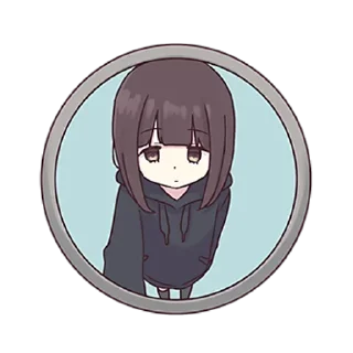 ☹ emoji 𝑴𝒆𝒏𝒉𝒆𝒓𝒂-𝒄𝒉𝒂𝒏 Telegram sticker 12 of 120