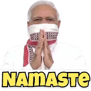 Sticker from Modi ji