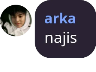 Sticker from arka ganteng