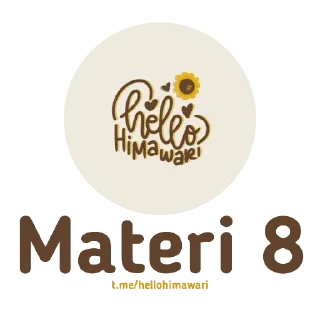 📝 emoji Hello Himawari Telegram sticker 15 of 30