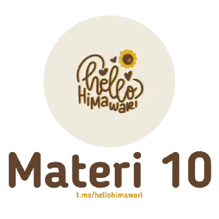 📝 emoji Hello Himawari Telegram sticker 17 of 30