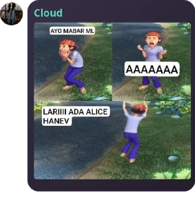 ☝️ emoji WARUNG ORANG WARAS (kata bu er pack by @QuotLyBot Telegram sticker 17 of 120