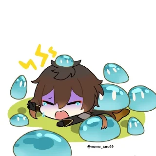 Sticker from Zhongli