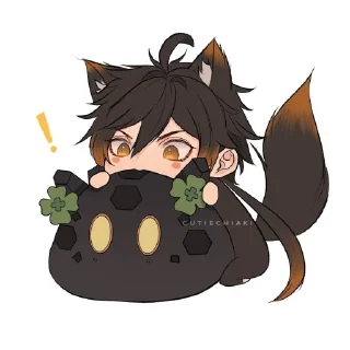 Sticker from Zhongli