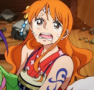 😰 emoji Nami Telegram sticker 24 of 52
