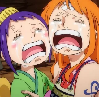 😢 emoji Nami Telegram sticker 22 of 52