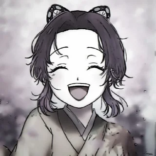 🦋 emoji Shinobu. Telegram sticker 23 of 40