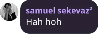 Sticker from Sam