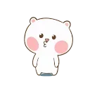 😊 emoji Puffy Bear 🌸 @stickersbag Telegram sticker 20 of 45