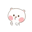 👌 emoji Puffy Bear 🌸 @stickersbag Telegram sticker 21 of 45
