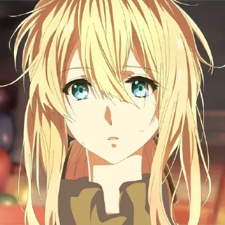 🌼 emoji Violet Evergarden || @AnimeStickerPack Telegram sticker 3 of 21