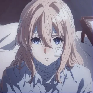 🌼 emoji Violet Evergarden || @AnimeStickerPack Telegram sticker 2 of 21