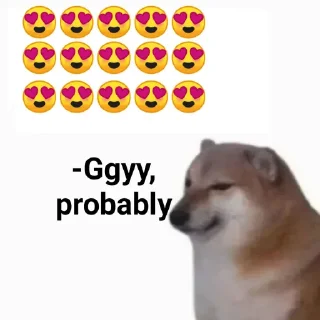 😍 emoji Aw starter pack Telegram sticker 7 of 38