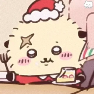 Sticker from chiikawa christmas @stickieri