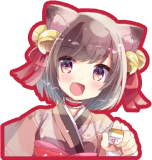 😍 emoji Ichihime @Anak_kucing_stiker Telegram sticker 4 of 60
