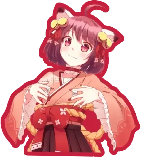 😍 emoji Ichihime @Anak_kucing_stiker Telegram sticker 16 of 60