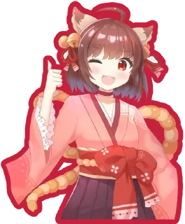 😍 emoji Ichihime @Anak_kucing_stiker Telegram sticker 19 of 60