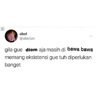 Sticker from orang