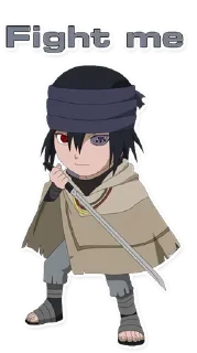 Sticker from @ANIMEDUBBED_1 NARUTO CHIBI