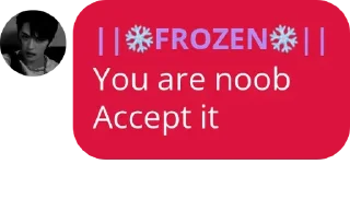 ❄️ emoji @FROZENBEING QUOTES Telegram sticker 21 of 43