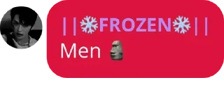 ❄️ emoji @FROZENBEING QUOTES Telegram sticker 12 of 43