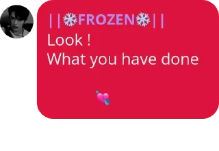 ❄️ emoji @FROZENBEING QUOTES Telegram sticker 19 of 43