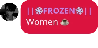 ❄️ emoji @FROZENBEING QUOTES Telegram sticker 11 of 43
