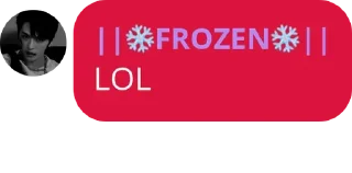 ❄️ emoji @FROZENBEING QUOTES Telegram sticker 1 of 43