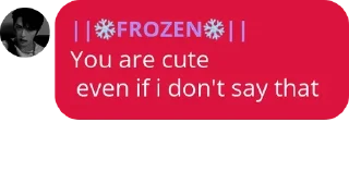 ❄️ emoji @FROZENBEING QUOTES Telegram sticker 16 of 43