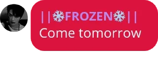 ❄️ emoji @FROZENBEING QUOTES Telegram sticker 18 of 43