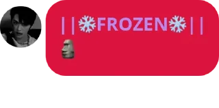 ❄️ emoji @FROZENBEING QUOTES Telegram sticker 15 of 43