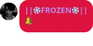 ❄️ emoji @FROZENBEING QUOTES Telegram sticker 14 of 43