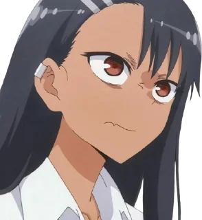 😠 emoji Ijiranaide, Nagatoro-san ➜ @animee_stickers Telegram sticker 8 of 40