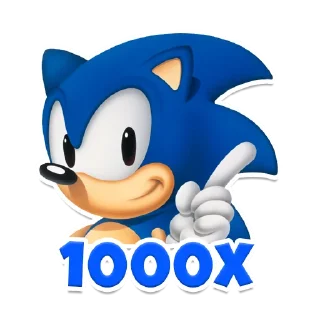 🔥 emoji SONIC Telegram sticker 10 of 15