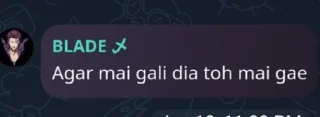 🙂 emoji 11 ke alawa koi use kia to wo randi Telegram sticker 19 of 59