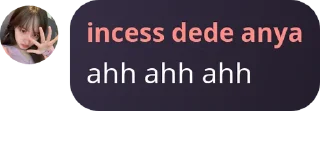 Sticker from incess dd anya