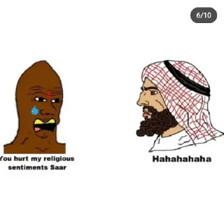 Sticker from I hate pajeets