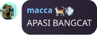 Sticker from macca aj sih wir