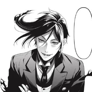 🪱 emoji Sebastian Michaelis Telegram sticker 5 of 80