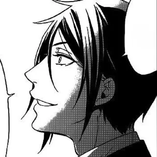 🪱 emoji Sebastian Michaelis Telegram sticker 15 of 80