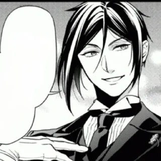 🪱 emoji Sebastian Michaelis Telegram sticker 12 of 80