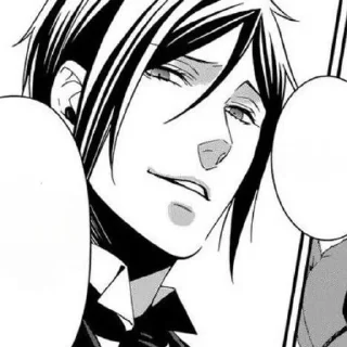 🪱 emoji Sebastian Michaelis Telegram sticker 17 of 80